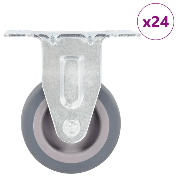 vidaXL 24 Roulettes fixes 50 mm