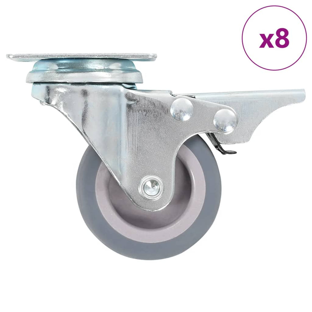 vidaXL 8 roulettes pivotantes 50 mm