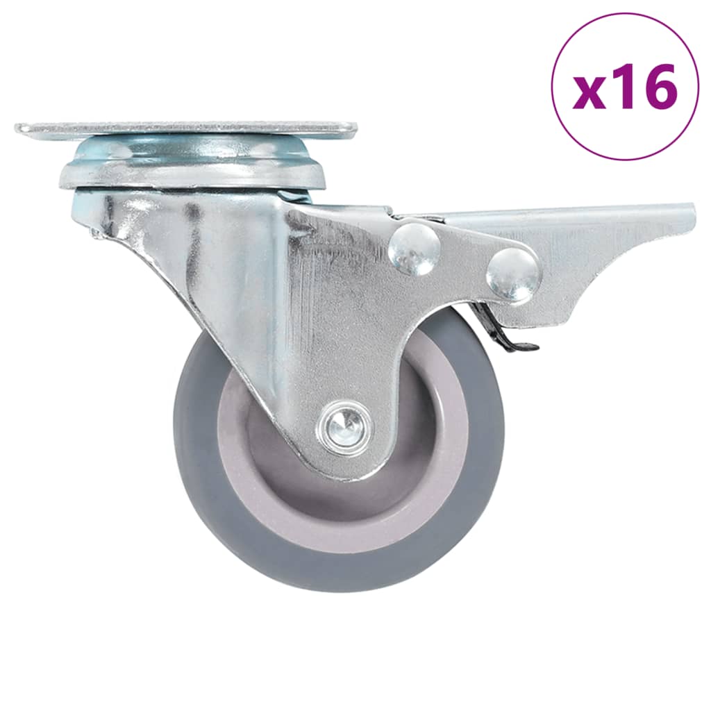 vidaXL 16 roulettes pivotantes 50 mm