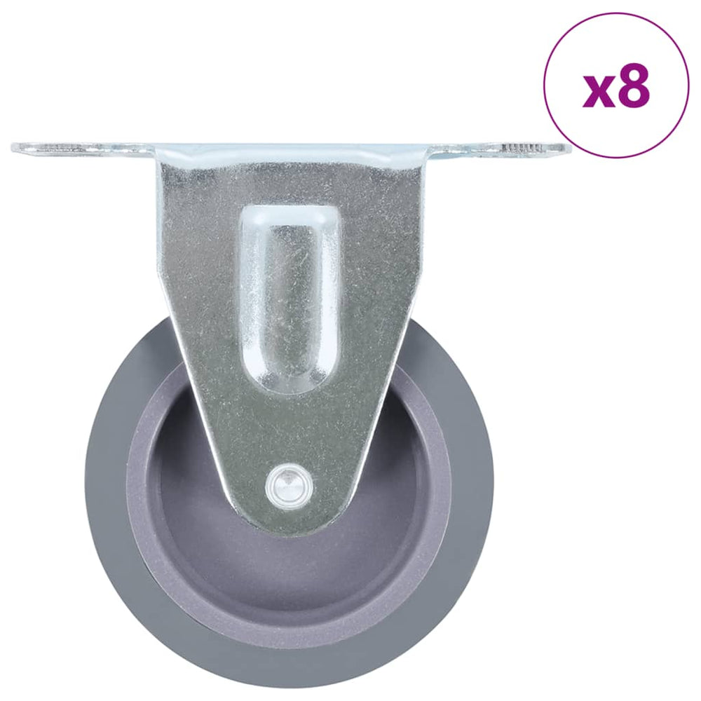 8 Stk. Bockrollen 75 mm