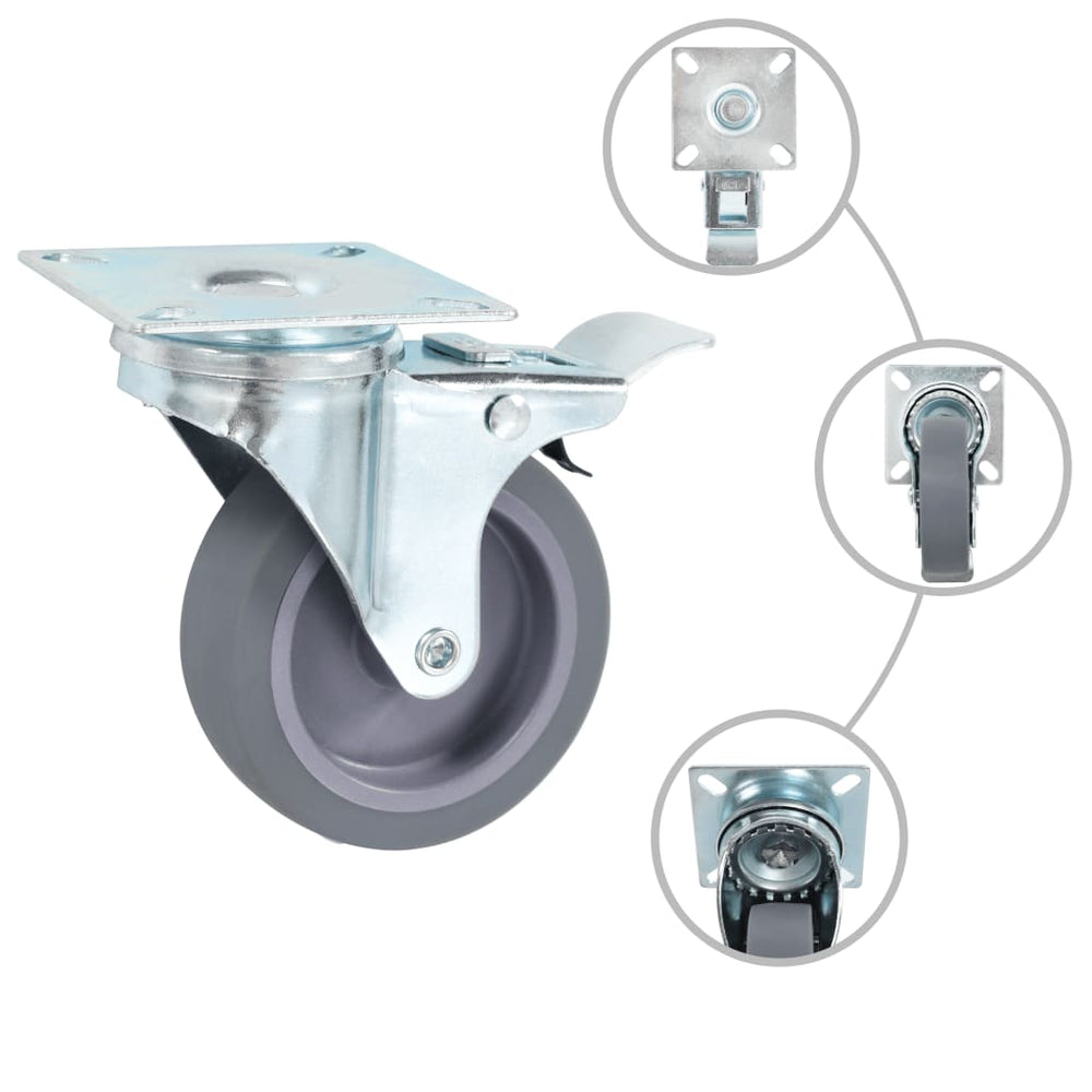 vidaXL 16 roulettes pivotantes 75 mm