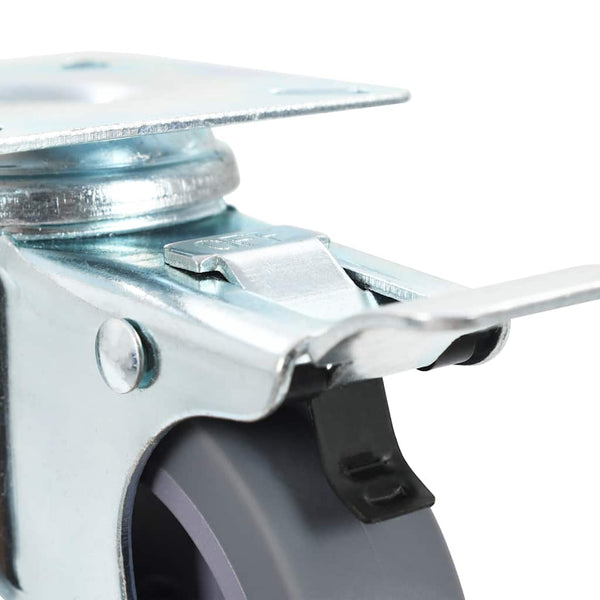 vidaXL 24 Roulettes pivotantes 75 mm