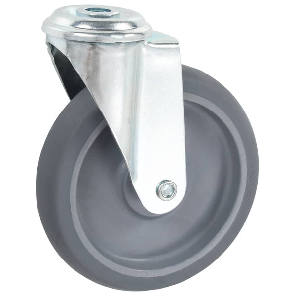 16 Stk. Lenkrollen mit Rückenloch 125 mm