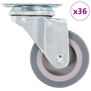 vidaXL 36 roulettes pivotantes 50 mm