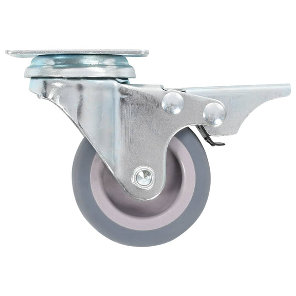 vidaXL 8 Pcs Swivel Casters 50 mm