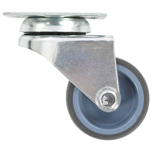 vidaXL 32 roulettes doubles pivotantes 50 mm