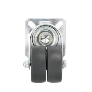 vidaXL 32 roulettes doubles pivotantes 50 mm