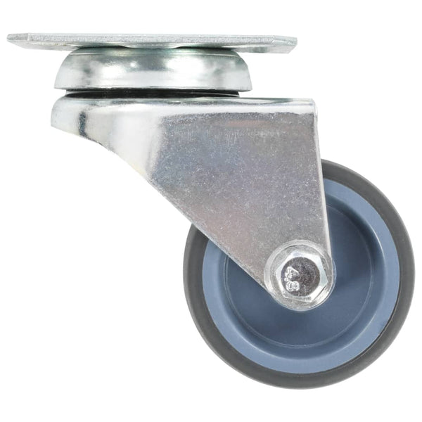 vidaXL 16 roulettes doubles pivotantes 50 mm
