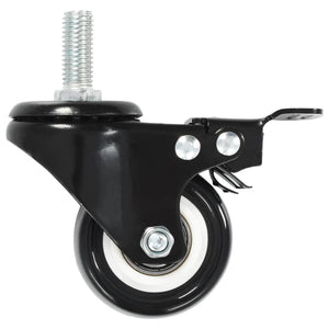 vidaXL Swivel Casters with Brakes 24 pcs 50 mm