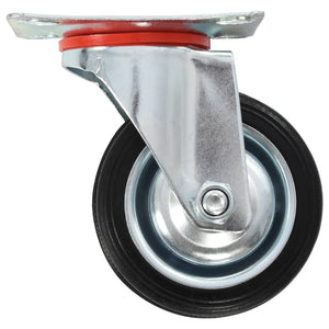 vidaXL 16 Swivel Castor Wheels 75 mm