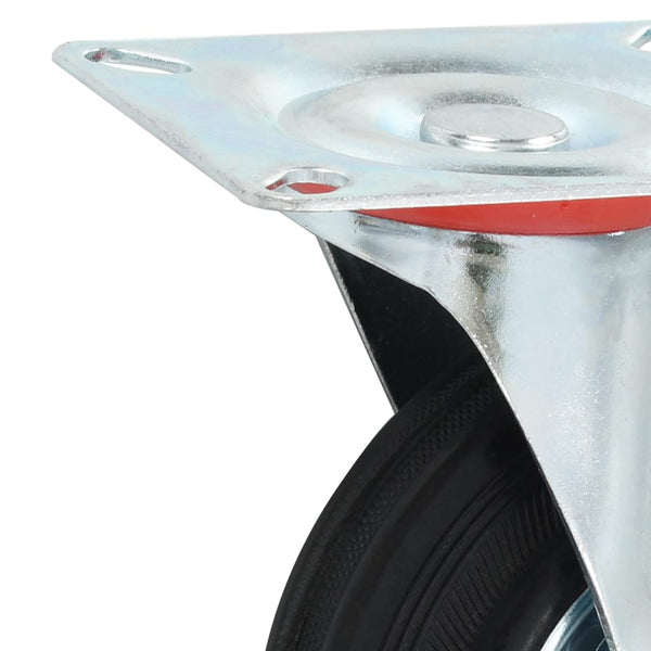 vidaXL 16 Swivel Casters 125 mm