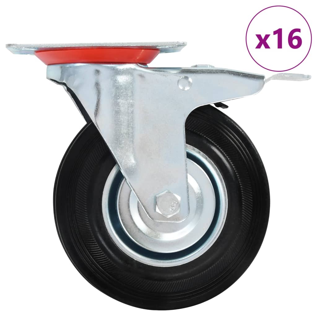 16 Stk. Lenkrollen 125 mm