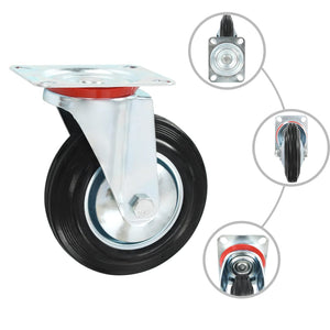 vidaXL 32 roulettes pivotantes 160 mm