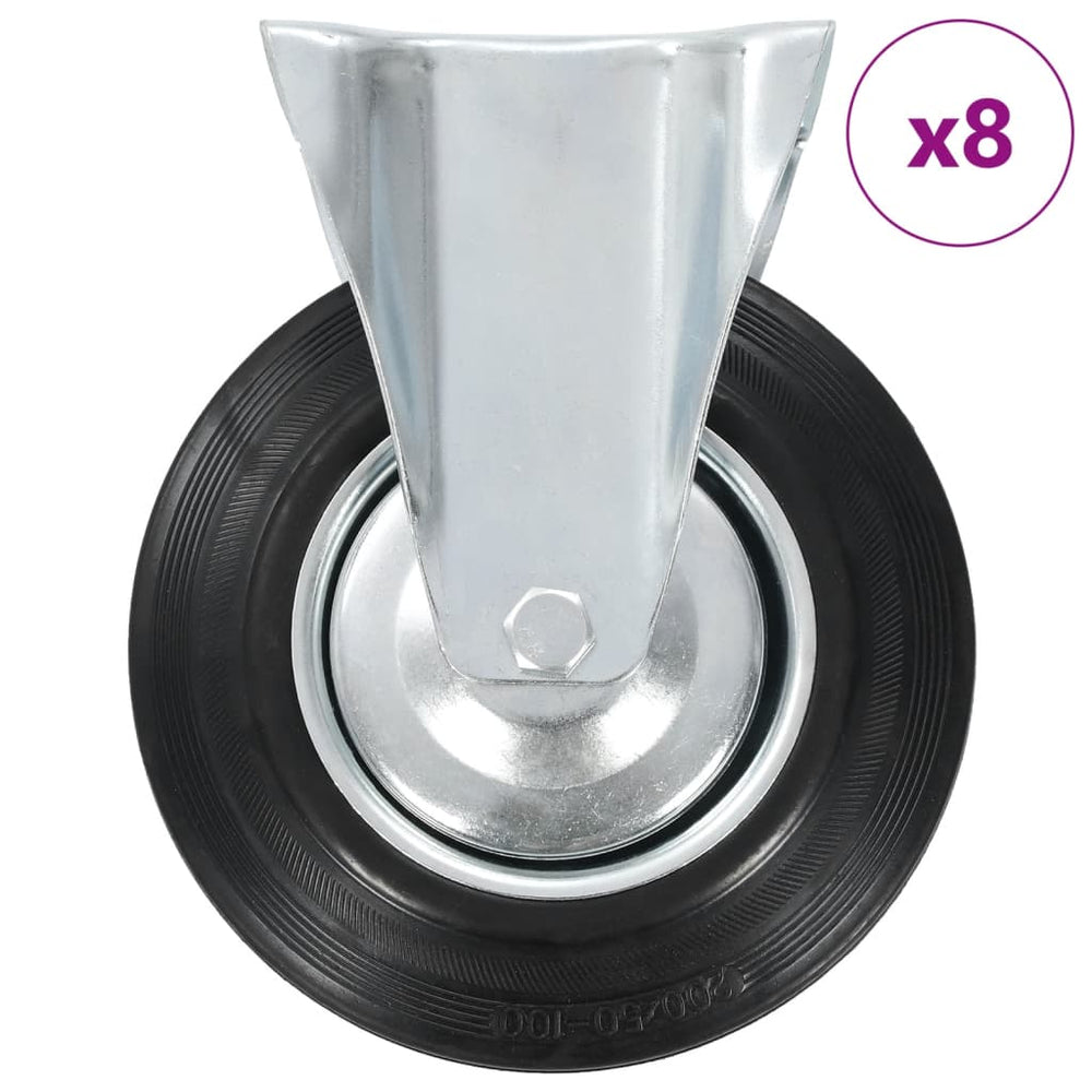 8 Stk. Bockrollen 200 mm