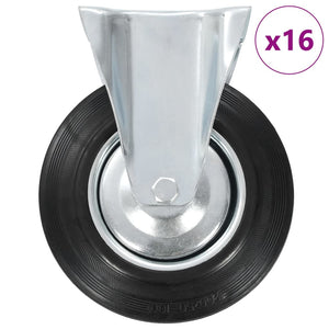 vidaXL 16 roulettes fixes 200 mm