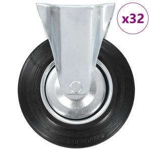 vidaXL Roulettes fixes 32 pcs 200 mm
