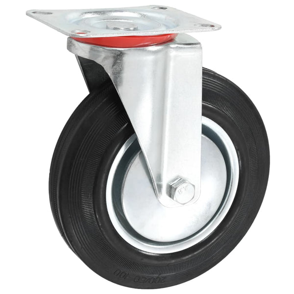 vidaXL 8 roulettes pivotantes 200 mm