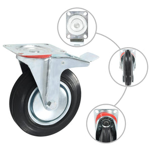 vidaXL 32 roulettes pivotantes 200 mm