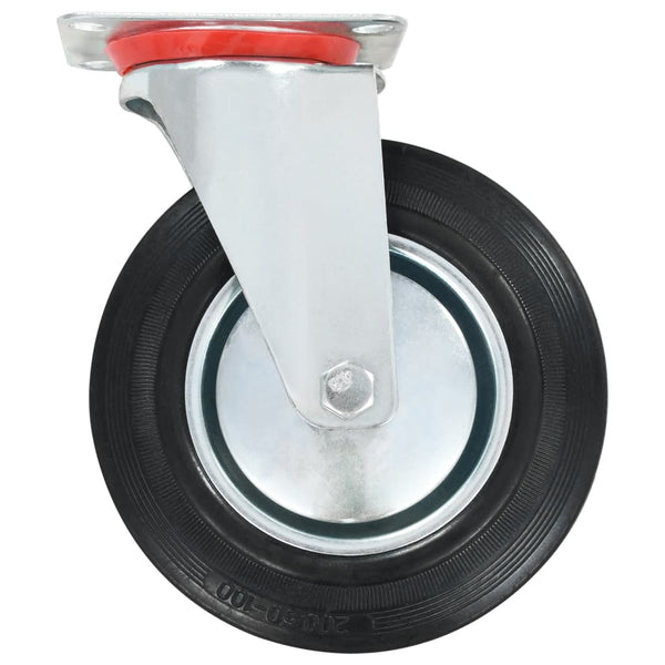 vidaXL 12 roulettes pivotantes 200 mm