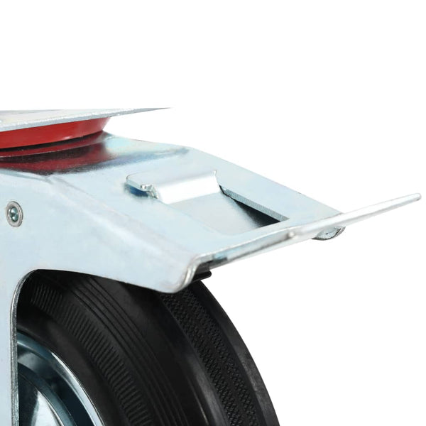 vidaXL 12 roulettes pivotantes 200 mm