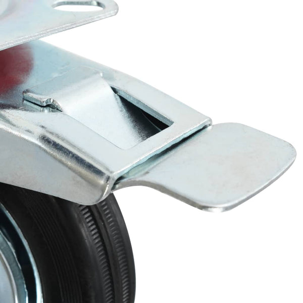 vidaXL 24 Roulettes 100 mm