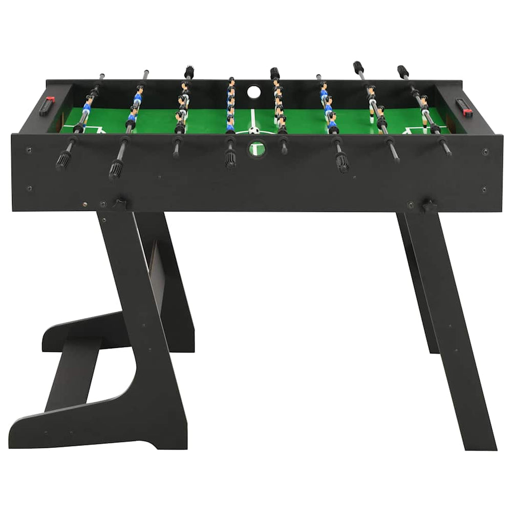 vidaXL Table de baby-foot pliable 121 x 61 x 80 cm Noir