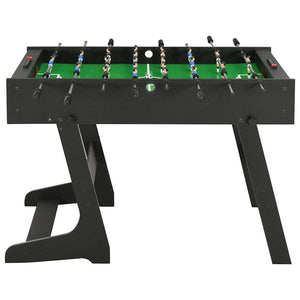 Klappbarer Kickertisch 121 cm Schwarz