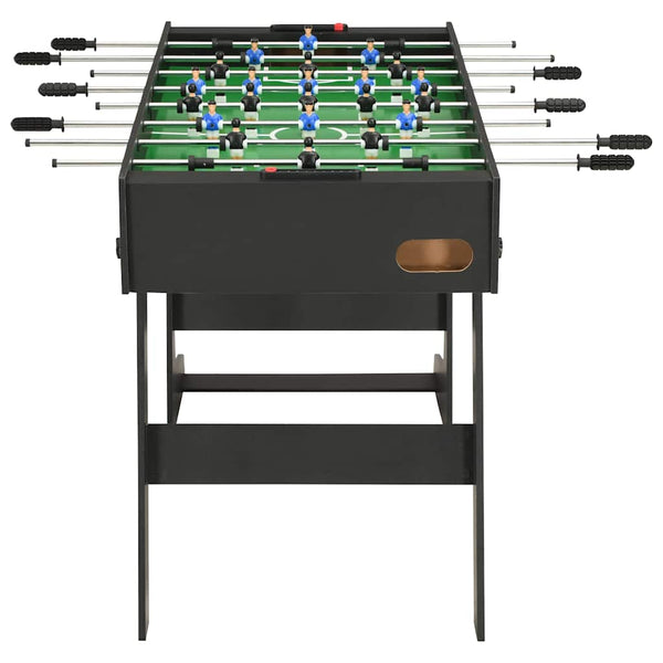Klappbarer Kickertisch 121 cm Schwarz