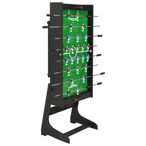 Klappbarer Kickertisch 121 cm Schwarz