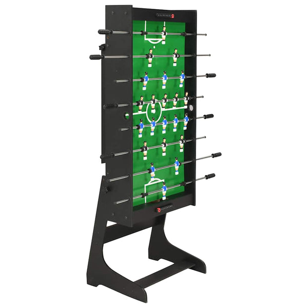 Klappbarer Kickertisch 121 cm Schwarz