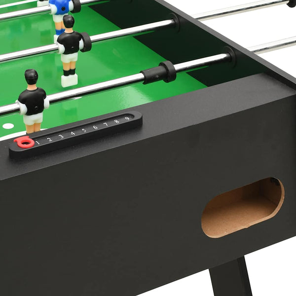 Klappbarer Kickertisch 121 cm Schwarz