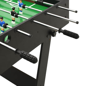 Klappbarer Kickertisch 121 cm Schwarz