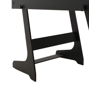 Klappbarer Kickertisch 121 cm Schwarz