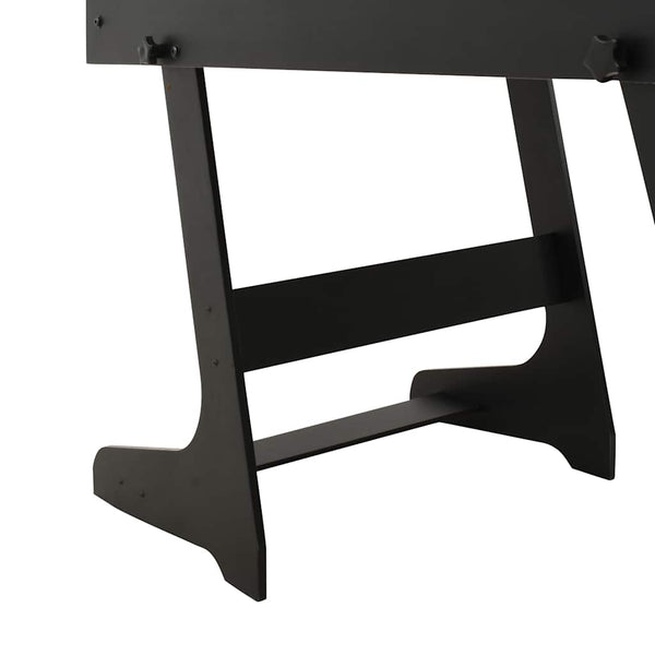 Klappbarer Kickertisch 121 cm Schwarz