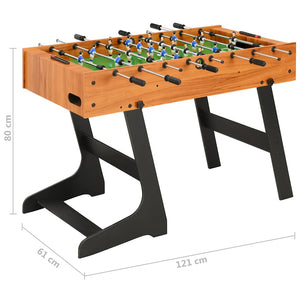 Klappbarer Tischfußballtisch - 121 cm