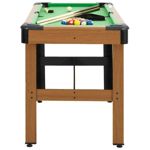 4ft Billardtisch 122x61cm Braun