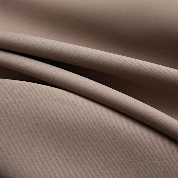 Verdunkelungsvorhang mit Metallösen Taupe 290 x 245 cm