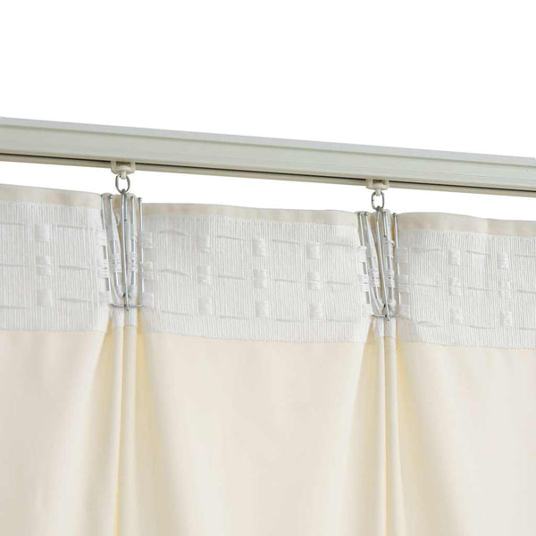 Verdunkelungsvorhänge mit Haken 2 Stk. Samt Creme 140x175cm