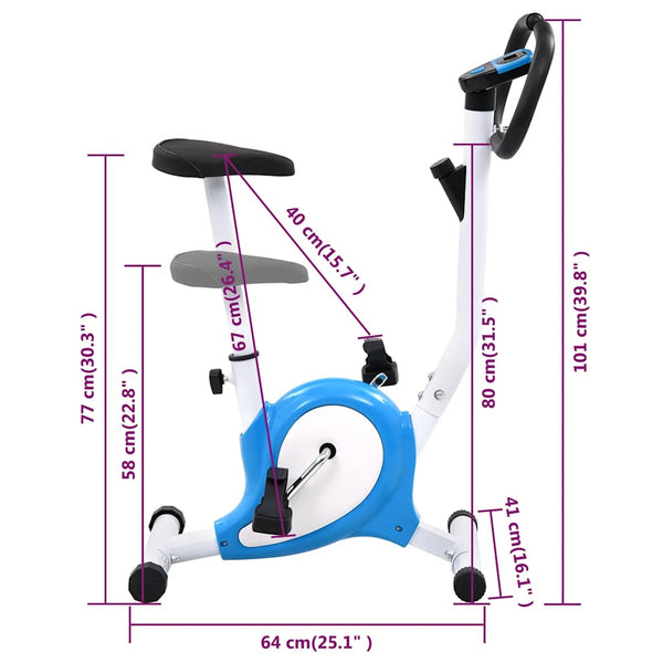 Heimtrainer Exercise Bike Blau
