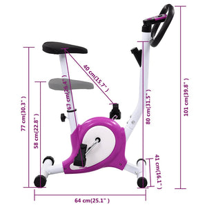 Ergometer Heimtrainer Lila