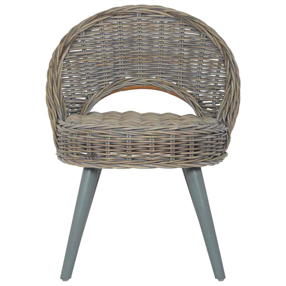 Sessel Kubu-Rattan Grau