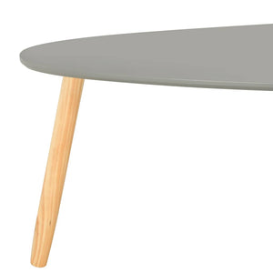 Couchtische 2 Stk. Grau Kiefer Massivholz