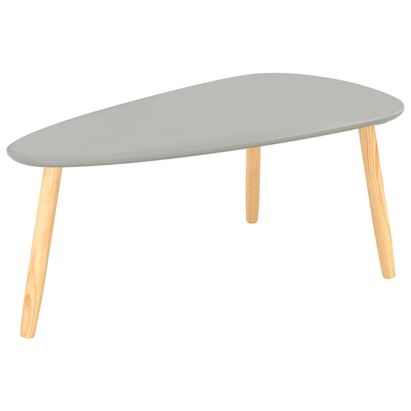 Couchtische 2 Stk. Grau Kiefer Massivholz