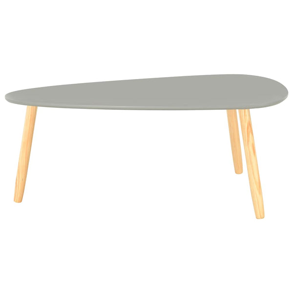 Couchtische 2 Stk. Grau Kiefer Massivholz