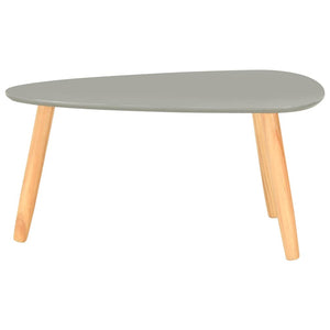 Couchtische 2 Stk. Grau Kiefer Massivholz