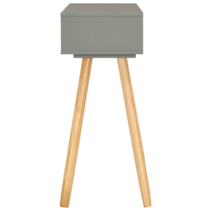 Konsolentisch Grau 80x30x72 cm Kiefer Massivholz