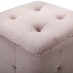 vidaXL Poufs 2 pcs Rose 30x30x30 cm Velours