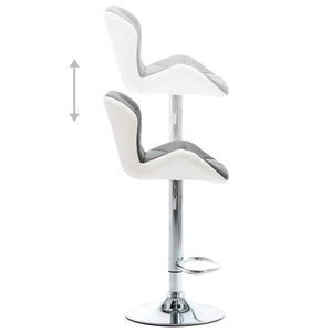 Barhocker Grau 44 x 48 x 105,5 cm Kunstleder