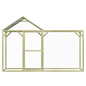 Hühnerkäfig 3x1,5x2 m Imprägniertes Kiefernholz