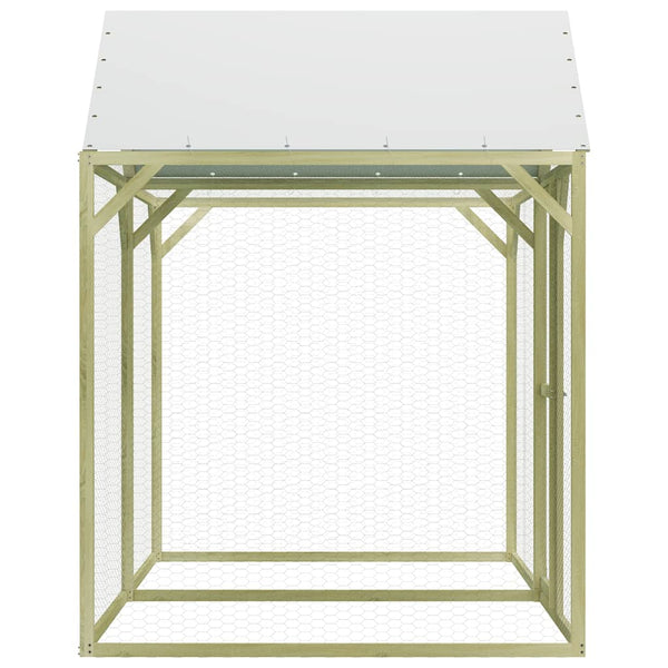 Hühnerkäfig 3x1,5x2 m Imprägniertes Kiefernholz